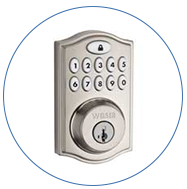 Nickel Button smart lock