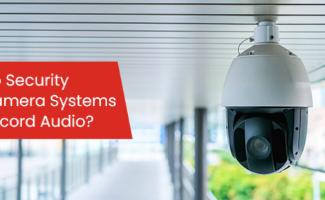 Do security camera systems record audio?