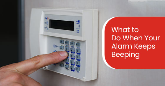 What to do when your alarm keeps beeping